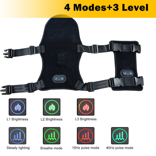 HKM-5788733 Red-Light Infrared Therapeutic Heating Fabric for Dogs - 5W, 120¡ã Effective Range, 40 Lamp Beads