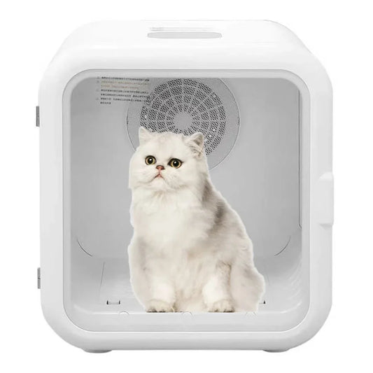 HKM-579667 Smart Pet Hair Drying Box with Low Noise Air Blower for Dogs and Cats, 1000W, Eco-Friendly Design