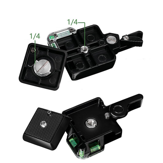 HKM-579795 Quick Release Tripod Plate Compatible with iPhone & SLR Cameras
