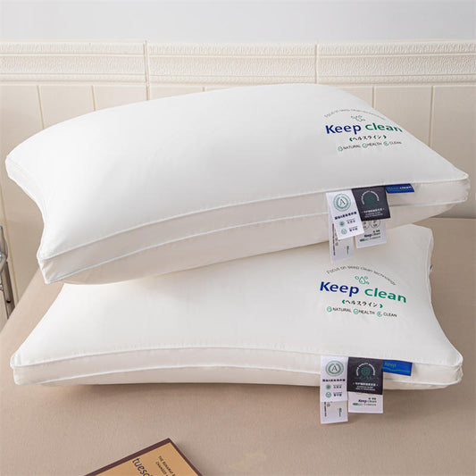 HKM-580691 Cotton Neck Support Pillow - High, Medium, and Low Loft Options Available