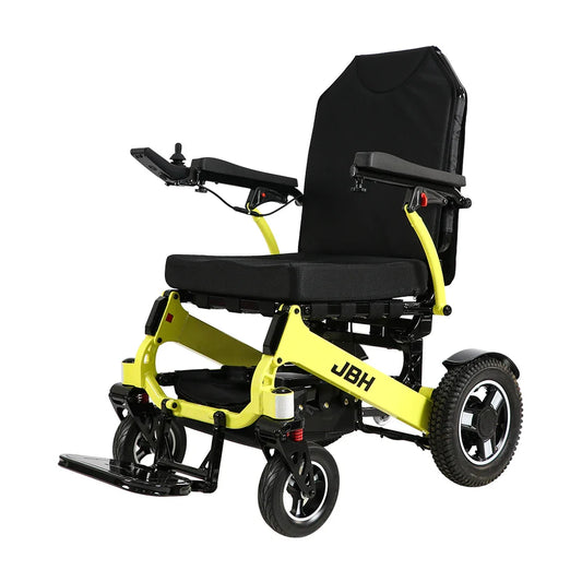 HKM-581587 Heavy Duty Portable Electric Wheelchair with Big Wheels for Disabled Users