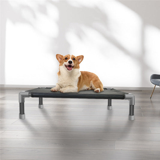 HKM-5840957 Moisture-Proof Detachable Pet Bed for Dogs and Cats - Black, 62x53x13 cm
