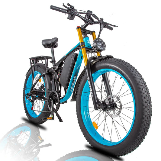 HKM-584339 Electric Bicycle K800 Pro Full Suspension 26 Inch 1000W Motor 18Ah Battery Shimano 7 Speed