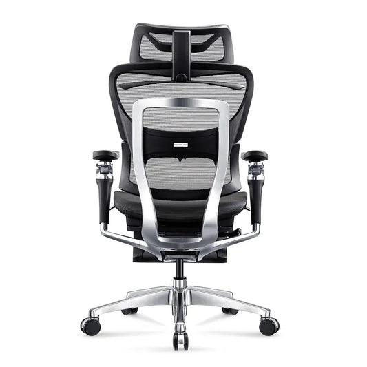 HKM-585939 Ergonomic Adjustable Mesh Executive Office Chair with 7D Armrests and Swivel Base