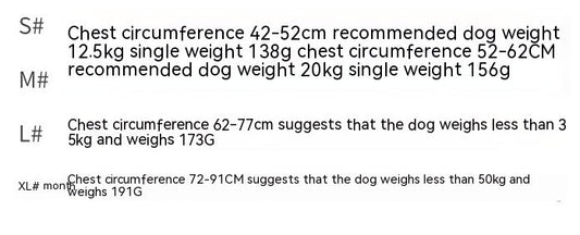 HKM-5887037 Oxford Cloth Pet Chest and Back Harness - Adjustable Sizes Available in Multiple Colors