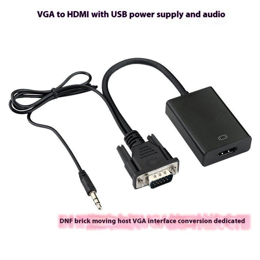 HKM-590995 VGA Black Display Connection Cable for 1080p Monitor - 1 Meter Length