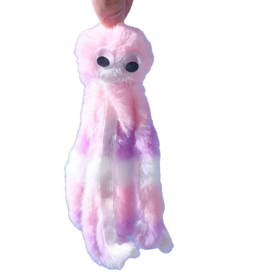 HKM-5947197 Plush Octopus Catnip Toy in Purple, Pink, and Mixed Colors for Cats