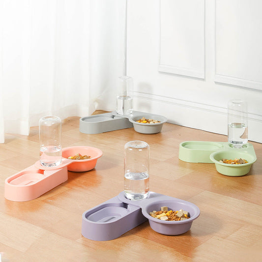 HKM-5947709 Automatic Cat Drinking Fountain with Stainless Steel Bowl - Multiple Colors Available