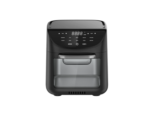 HKM-598099 Oil-Free 9L Air Fryer Oven with One-Touch Digital Controls and Presets for Cooking Chicken and French Fries