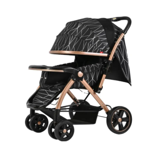 HKM-598867 Deluxe Baby Stroller with Enlarged EVA Wheels and Dining Tray
