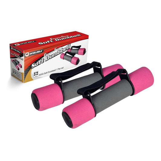 HKM-603155 Foam Dumbbells for Women - Lightweight Pair for Home Fitness and Aerobics