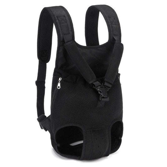 HKM-6036541 Foldable Canvas Pet Backpack with Mesh Design - Multi-Color Options Available
