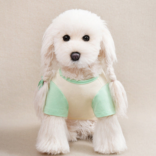 HKM-6040637 Casual Light Green Cartoon Pet Clothing for Small to Extra-Large Dogs