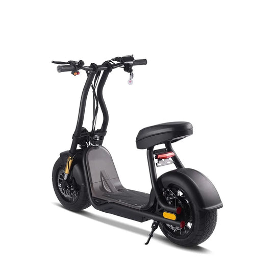 HKM-604627 Citycoco Electric Scooter with Lithium Battery, 1000W Motor, 40km/h Max Speed, 10-inch Tires, Black