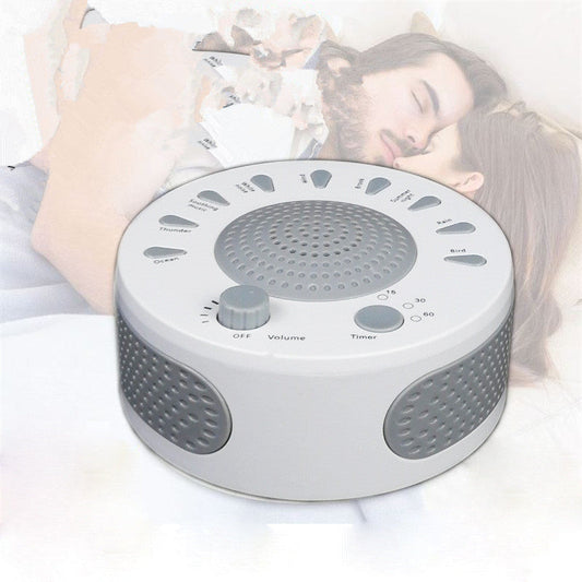 HKM-606931 White Noise Sleep Machine with 9 Sound Options, Automatic Timer, and Portable Design