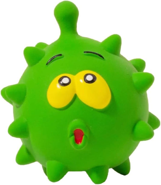 HKM-6070333 Natural Latex Dog Squeaky Ball Set for All Sizes - Interactive Chew Toys with Dental Benefits for Pets