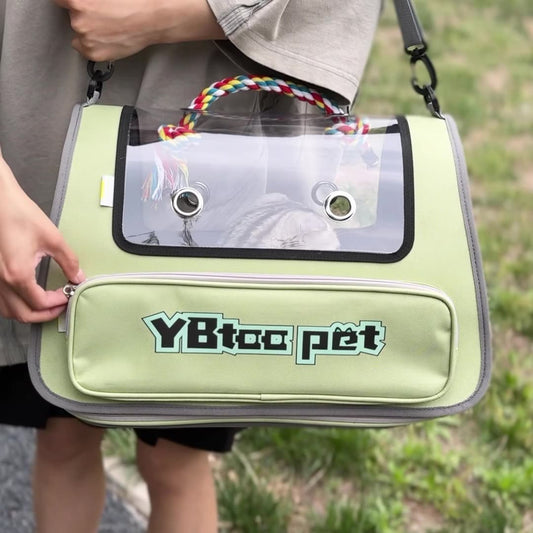 HKM-612371 Portable Transparent Pet Bag with Large Capacity - Foldable Oxford Cloth in Multiple Colors