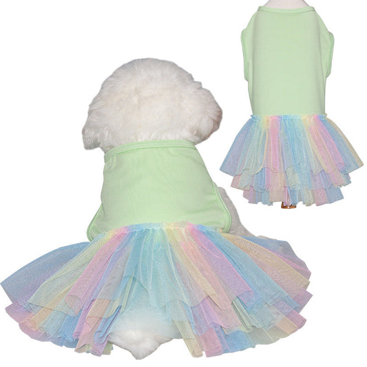 HKM-6156221 Colorful and Comfortable Pet Gauze Skirt for Dogs in Various Sizes