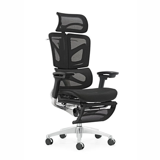 HKM-616083 High Back Full Mesh Ergonomic Swivel Computer Desk Chair with Adjustable Lumbar Support