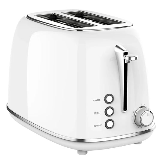 HKM-619987 2-Slice Toaster with Adjustable Browning Control and Removable Crumb Tray
