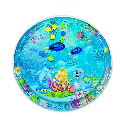 HKM-620435 Eco-Friendly Thickened Crawling Water Cushion in Various Designs for Sensory Development