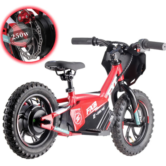 HKM-623955 Kid Electric Balance Bike 12/16 Inch 36V 2.5Ah/5.0Ah Aluminum Alloy Frame with High-Carbon Steel Fork