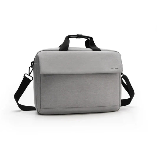 HKM-625235 Men's PU Leather Single Shoulder Crossbody Business Briefcase