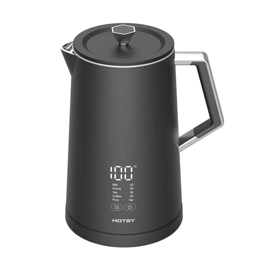 HKM-628755 Electric Kettle 2200W Double Layer 1.7L Stainless Steel with Digital Control