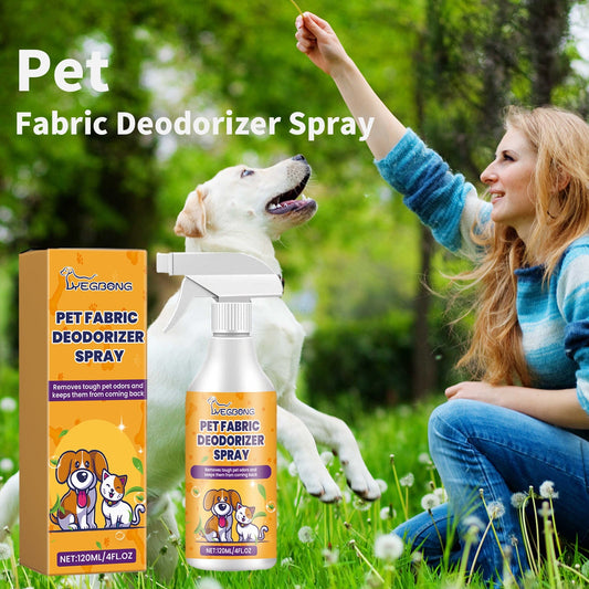 HKM-6294333 Pet Deodorant Spray - Fresh Air Formula with Lasting Fragrance, 120ml