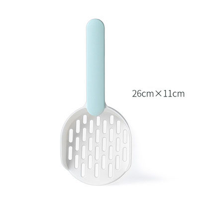 HKM-6298685 Thick Two-Color Cat Litter Shovel - Durable Plastic Design