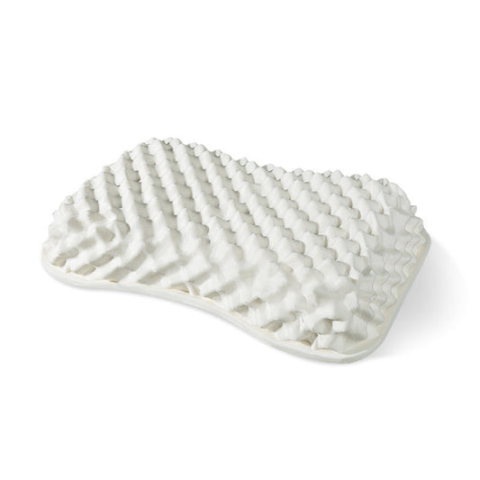 HKM-632275 Latex Pillow with Chemical Fiber Cover for Restful Sleep and Massage Benefits