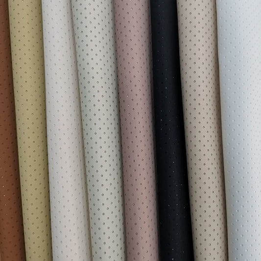 HKM-635731 Breathable PU Artificial Leather for Car Seats and Home Decor - 0.8mm Thickness, 8 Colors Available