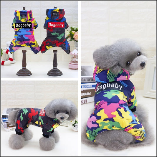 HKM-636051 Autumn Winter Camouflage Four-Legged Pet Apparel