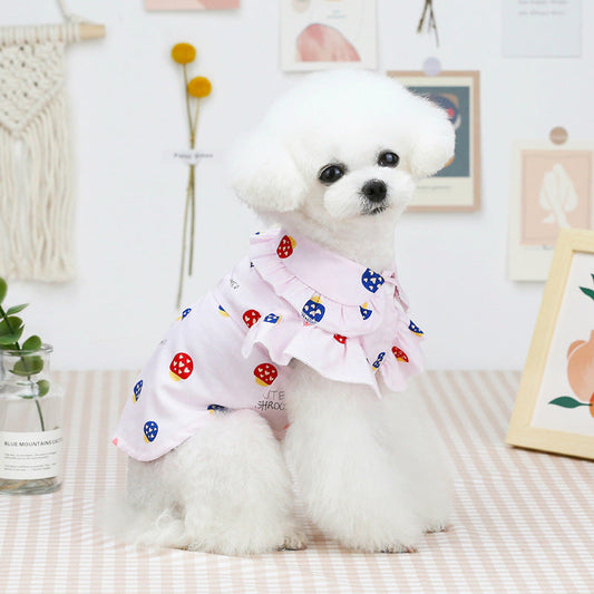 HKM-6394941 Lightweight Cotton Spring/Summer Clothes for Dogs and Cats in Multiple Sizes