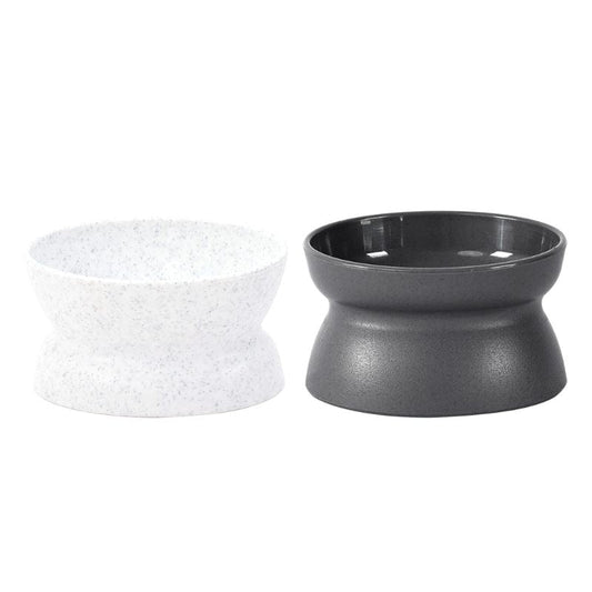 HKM-6444989 Elevated Cat Bowl with Ergonomic Design for Natural Eating Posture