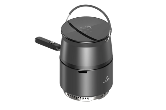 HKM-646675 Portable Lightweight Oil-Free Charcoal Air Fryer for Outdoor Camping