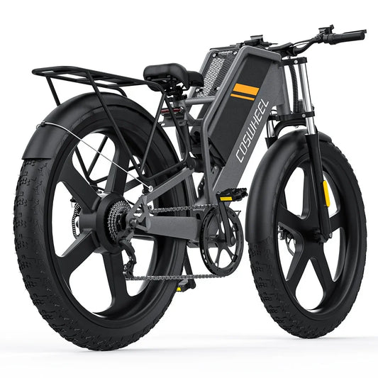 HKM-646803 Lightweight Folding Electric Bike 26 Inch, 48V 25Ah, 750W-1500W, Aluminum Alloy Frame, Hydraulic Disc Brake