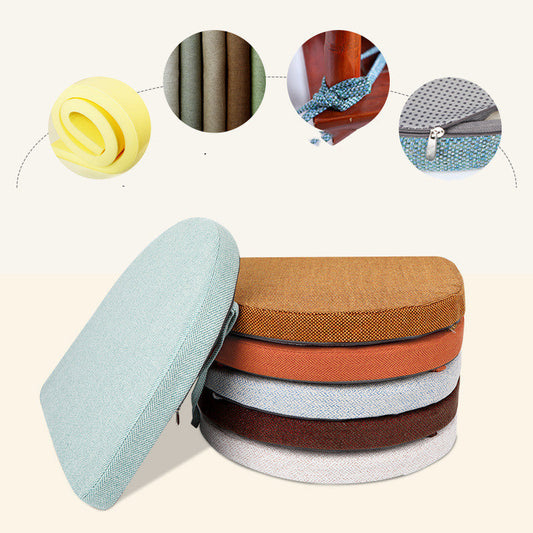 HKM-647315 Non-Slip Chenille U-Shaped Removable and Washable Dining Chair Cushion