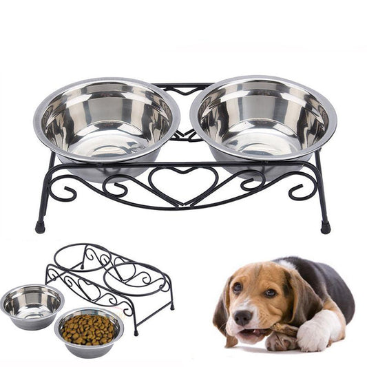 HKM-649555 Durable Stainless Steel Pet Bowl for Cats and Dogs