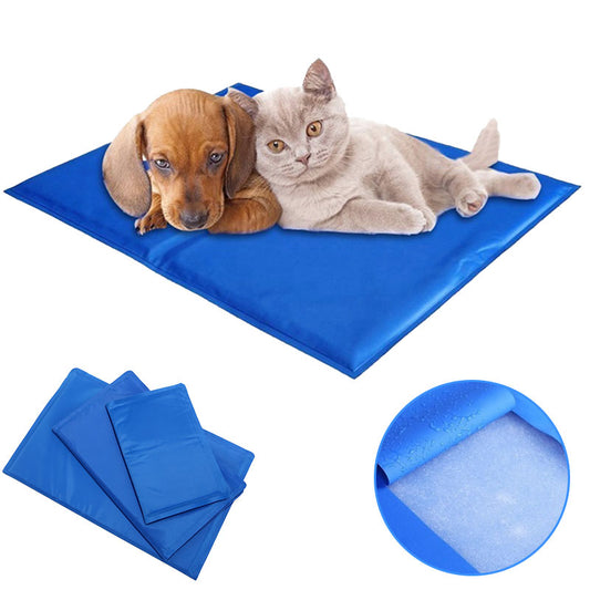 HKM-6539197 Cooling Gel Pet Mat for Dogs and Cats - Soft, Waterproof Summer Pad in Multiple Sizes