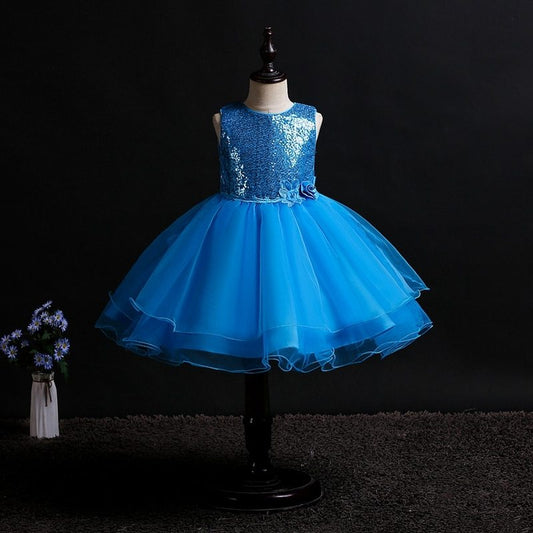 HKM-656147 Evening Dress for Girls - Elegant Asian Size Fashion with Detailed Sizing Guide