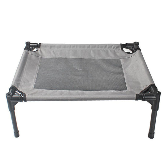 HKM-663059 Outdoor Portable Dog Bed with Removable Oxford Cloth Cover and Steel Frame for Camping and Home Use