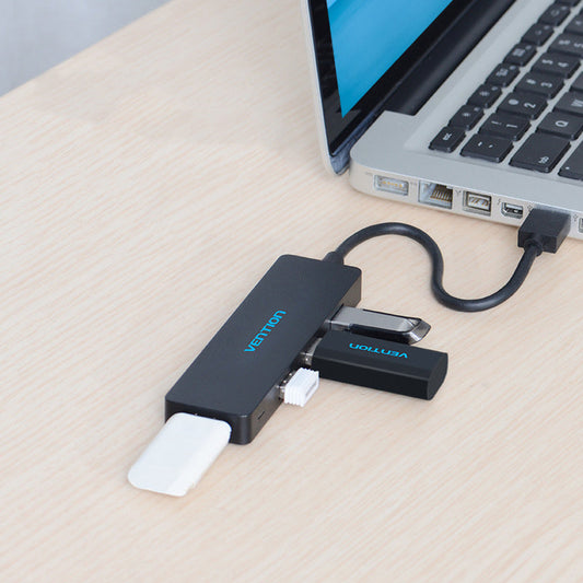 HKM-663891 Four-Port USB 3.0 Hub with Enhanced Speed and Connection Flexibility