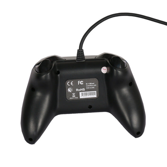 HKM-666835 USB Wired Gaming Controller for Xbox One and PC - Comfortable Ergonomics, Adjustable Vibration Feedback, Headset Port
