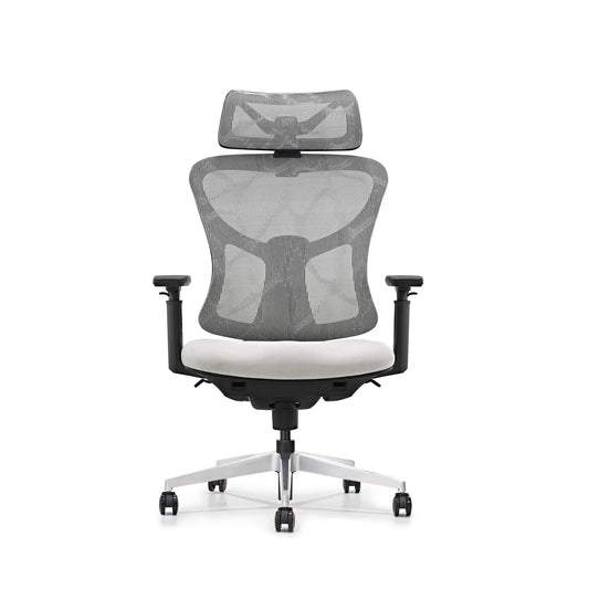 HKM-670419 Ergonomic Office Chair with Adjustable Headrest and Revolving Feature for Comfort and Support