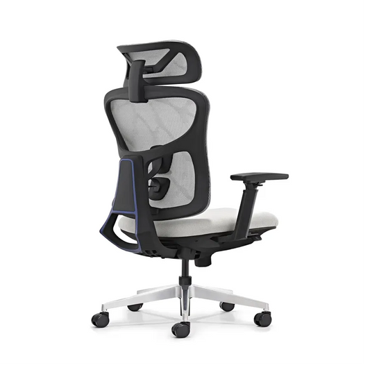 HKM-670419 Ergonomic Office Chair with Adjustable Headrest and Revolving Feature for Comfort and Support