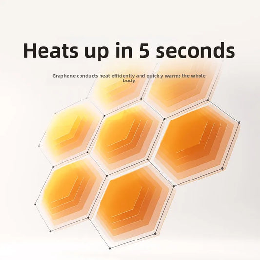 HKM-680787 Graphene Skirting Heater with Smart App Control and Humidified Function - 2200W Fast Heating Thermal Comfort