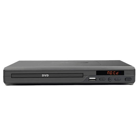 HKM-681683 Portable DVD Player Box with Remote, Multi-Format Playback, LED Display, and USB Compatibility