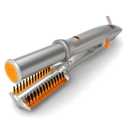 HKM-682963 2-Way Rotating Curling Iron with Adjustable Temperature Control and Safety Auto Shut-off