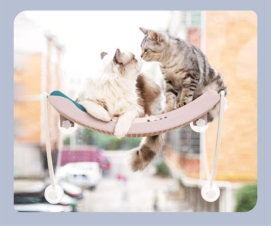 HKM-685139 Sun-Soaked Hanging Cat Hammock for Ultimate Relaxation